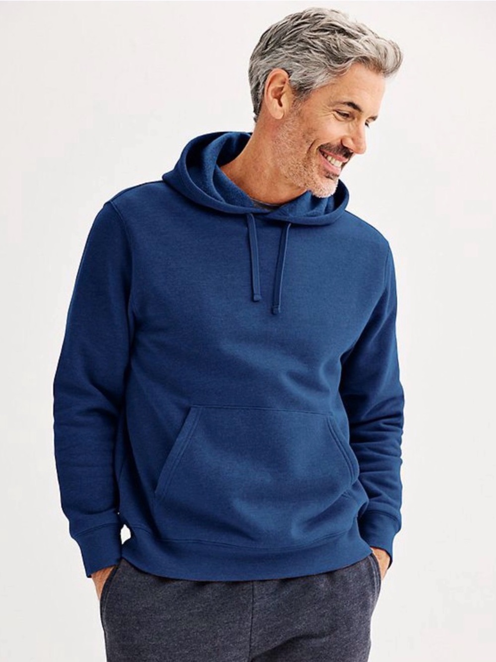 NWOT tek gear Men's Navy Hoodie Pullover